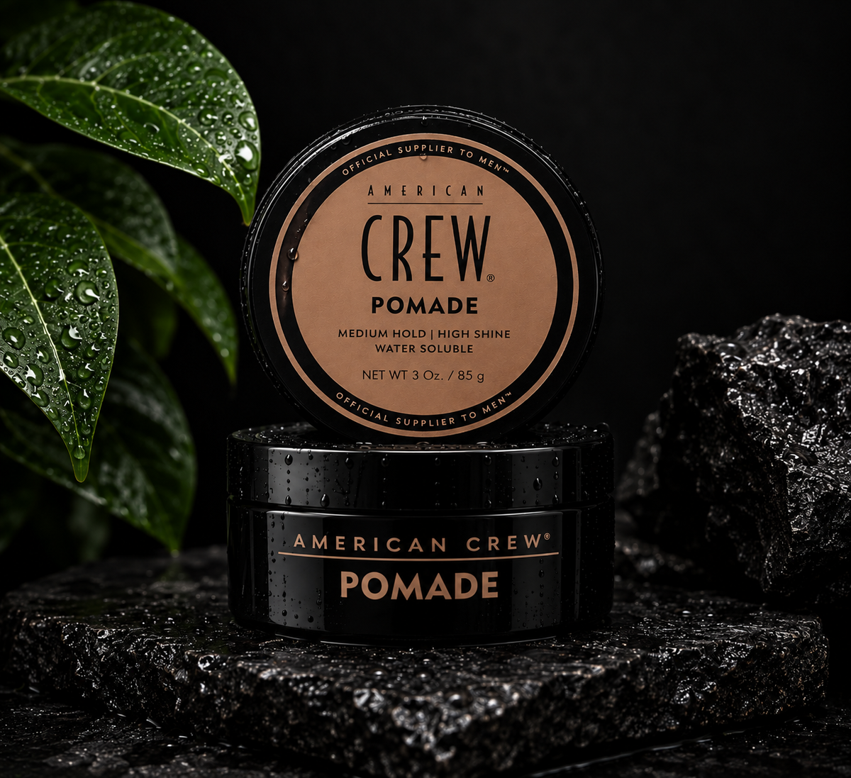 American Crew Pomade 3 oz medium hold high shine styling pomade