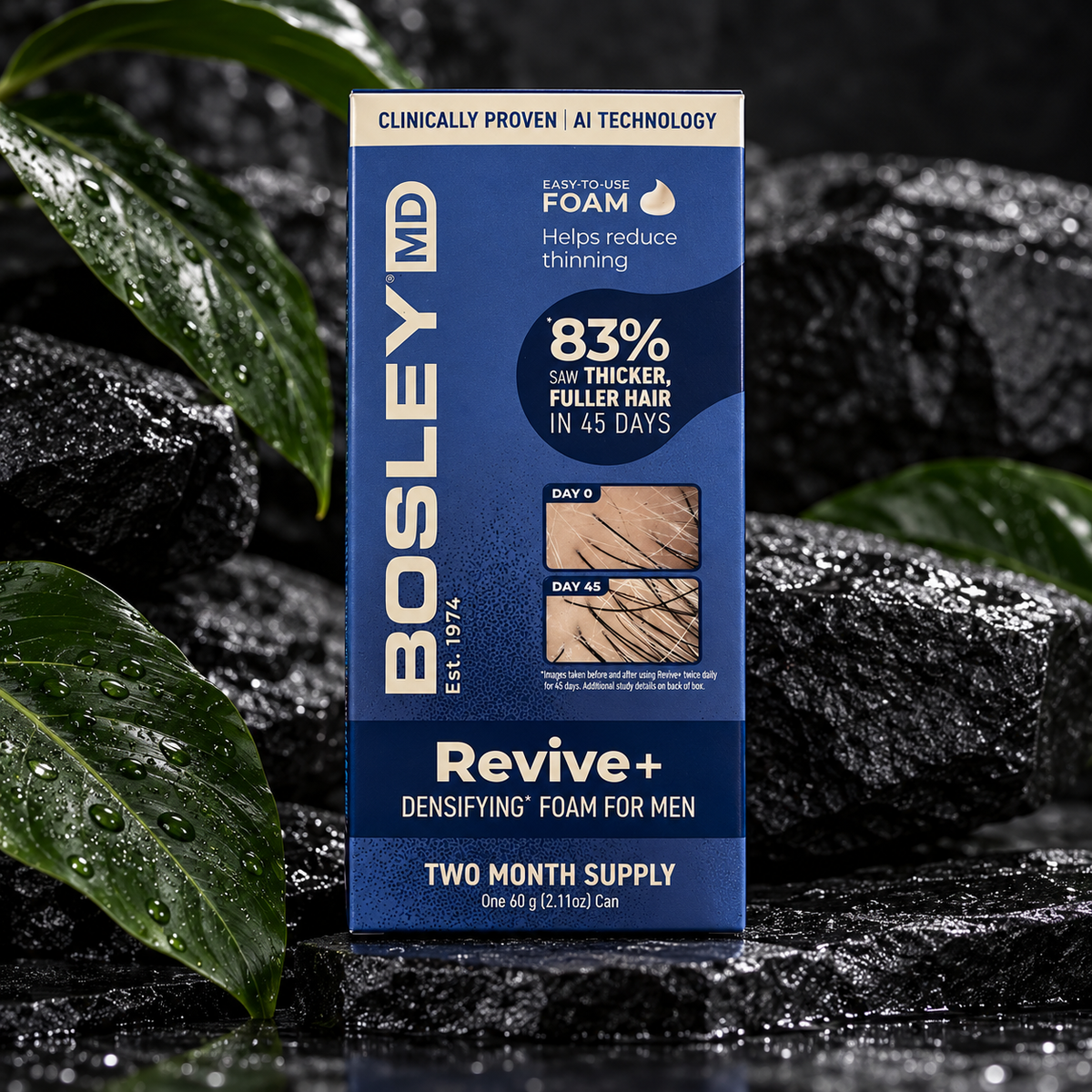 BosleyMD Revive+ Densifying Foam for Men