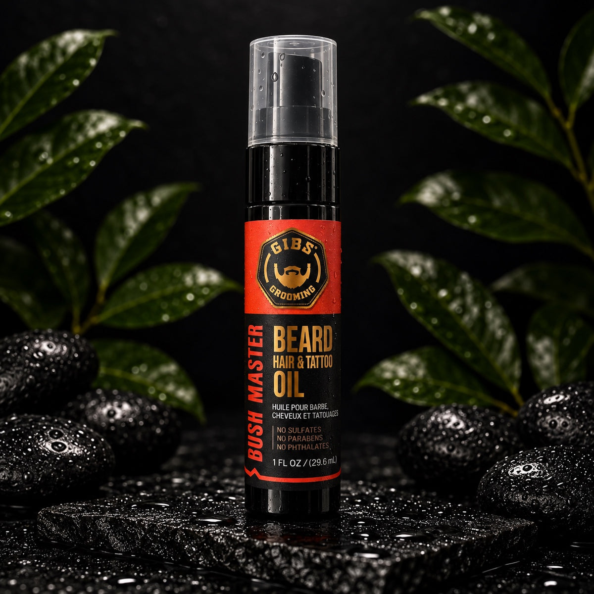 GIBS Bush Master Beard Hair & Tattoo Oil 1 oz