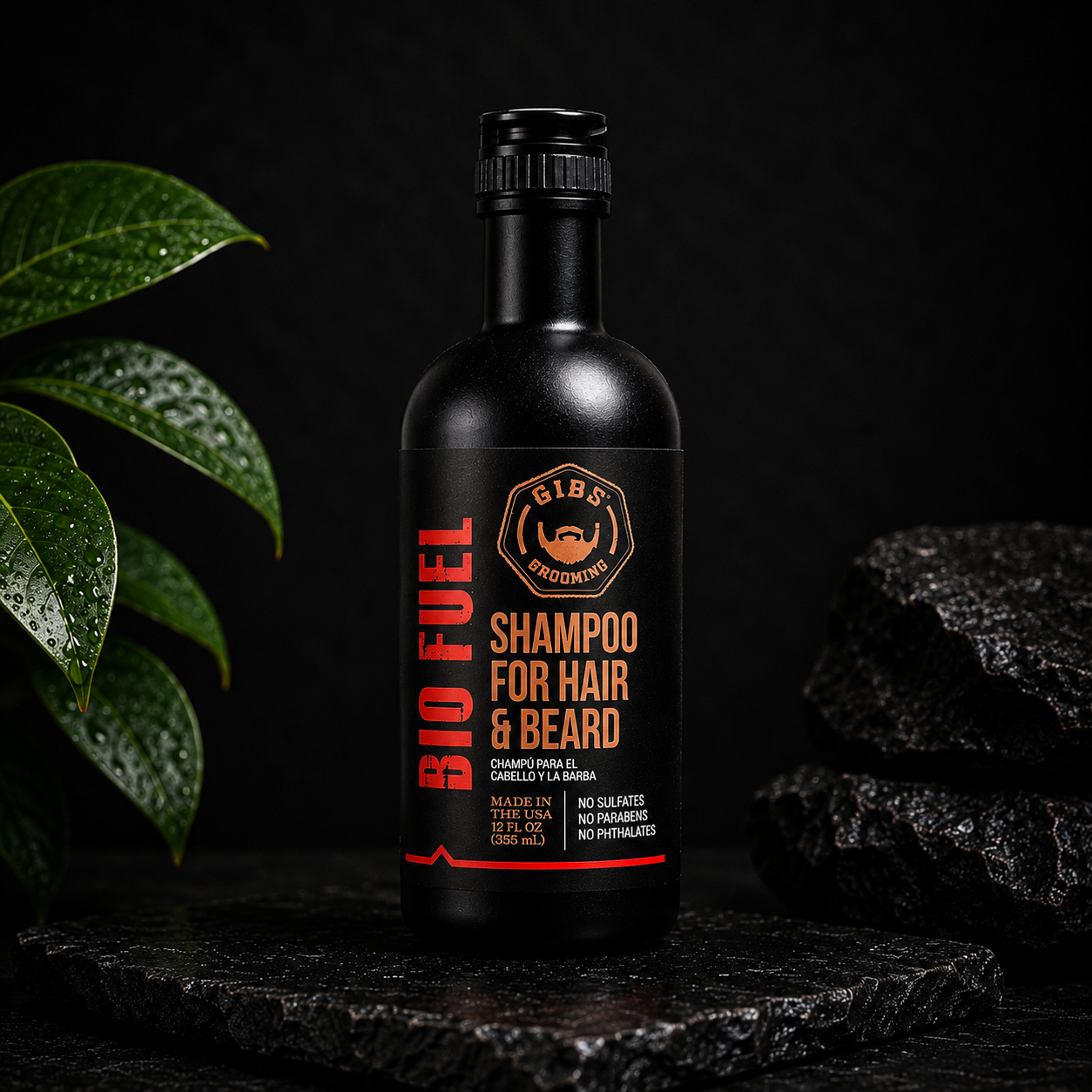 Gibs Grooming Bio Fuel Shampoo For Hair & Beard