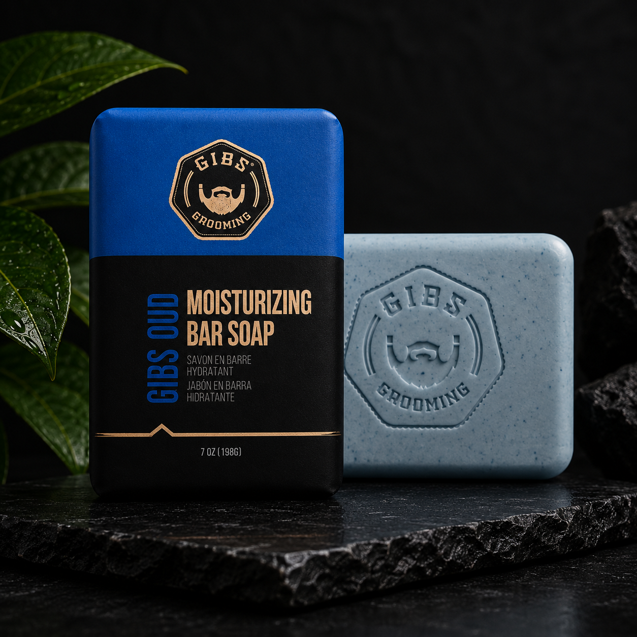 GIBS Grooming Oud Moisturizing Bar Soap