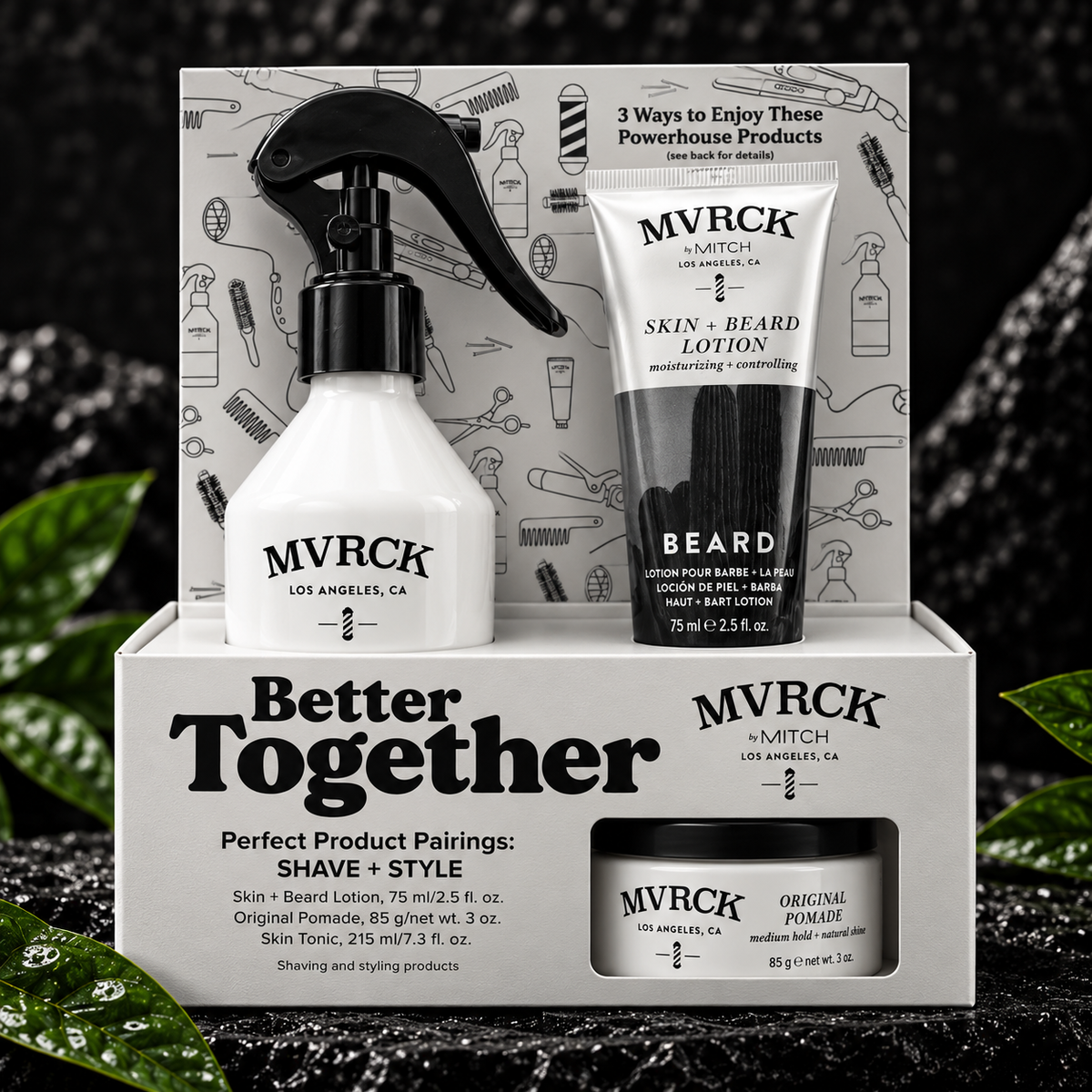 MVRCK Better Together Shave + Style gift set