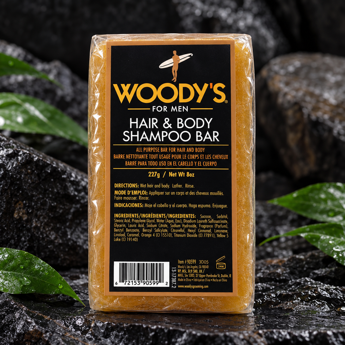 Woody's Hair & Body Shampoo Bar 8 oz